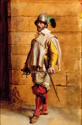 Der Kavalier, Porträt des Künstlers, 1872